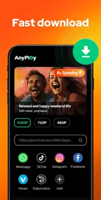 Video Player - AnyPlay android App screenshot 3